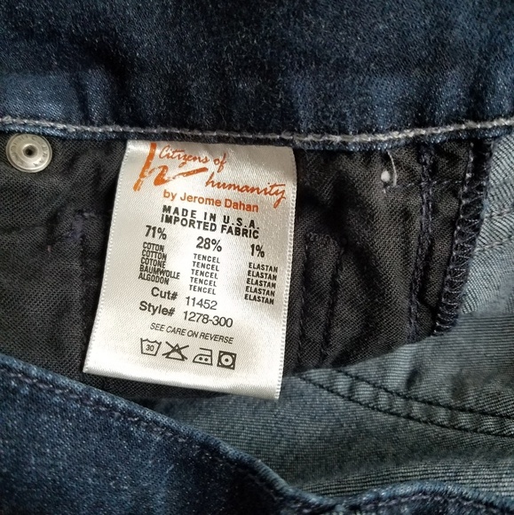 Citizens of Humanity Ava Women's Sz.26 Dark Wash Straight Jeans - Picture 3 of 7